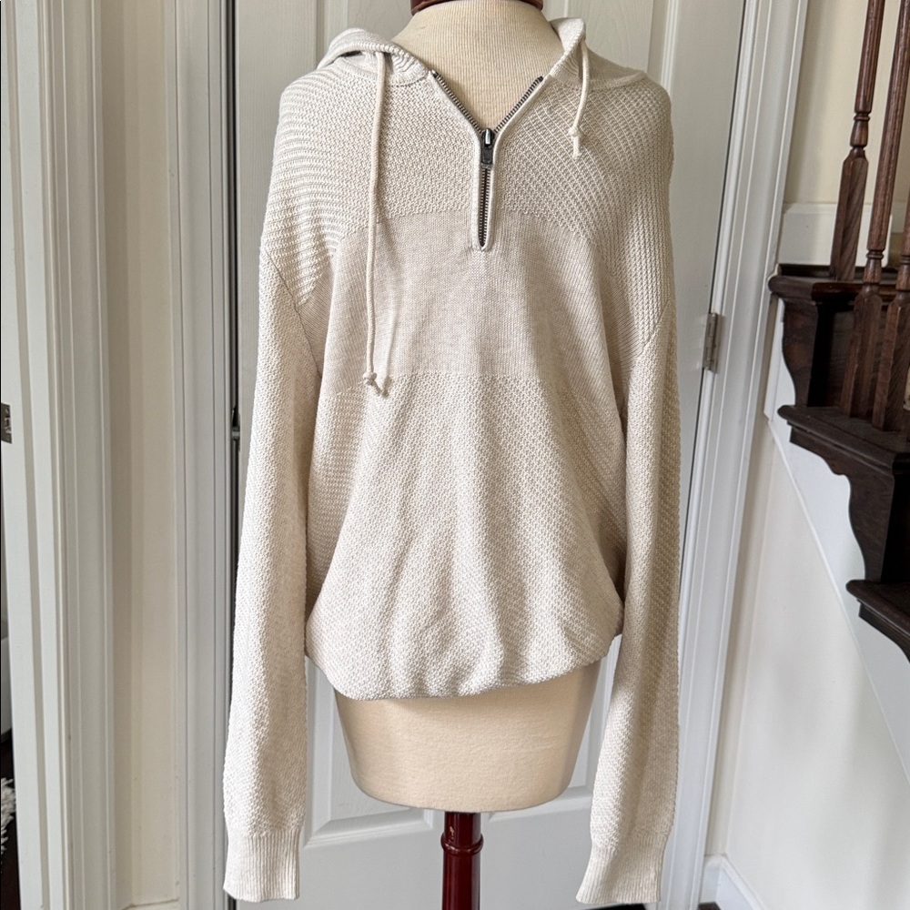 LIKE NEW GAP LINEN BLEND hooded worn once LARGE